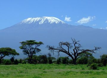 Mount Kilimanjaro landscape rising ...
